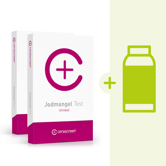 Jod Kontrollset: 2 Tests + Supplement